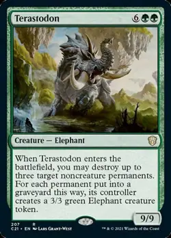 Terastodon - Light Play MTG Commander 2021 Strixhaven - Image 1