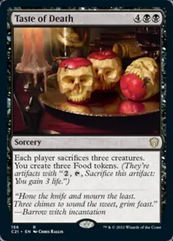 Taste of Death - Light Play MTG Commander 2021 Strixhaven - Image 1