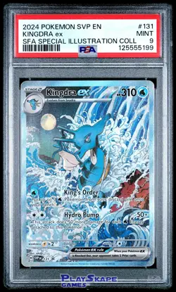 Pokemon Card PSA 9 Kingdra ex SVP131 Shrouded Fable SIR Promo Special 2024 #1 - Image 1