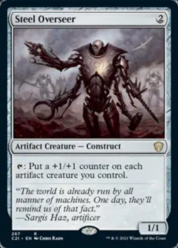 Steel Overseer - Light Play MTG Commander 2021 Strixhaven - Image 1