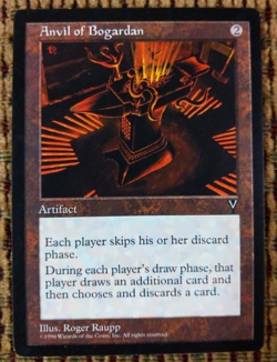 Anvil of Bogardan | Visions MTG | NM | Rare Artifact | Old Border | - Image 1