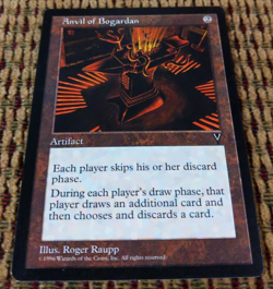 Anvil of Bogardan | Visions MTG | NM | Rare Artifact | Old Border | - Image 2