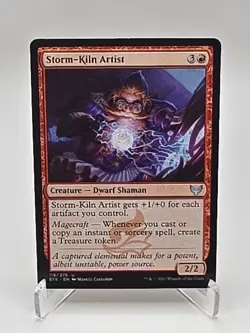 MTG Storm-Kiln Artist Strixhaven School of Mages Uncommon NM Magic - Image 1