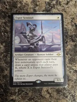 Mahic The Gathering Esper Sentinel Rare Modern Horizons 2 *SHIPS NOW* - Image 1