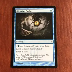 Gitaxian Probe 35 New Phyrexia Regular MTG TCG CARD - Image 1