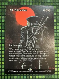 MTG All Will Be One #0008 Borderless Mythic TMNT Source Material (PZA) - Image 2