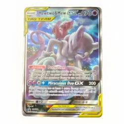 Pokemon Mewtwo & Mew GX SM191 Unified Minds TAG TEAM GX Promo Holo 270HP - Image 1