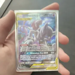 Pokemon Mewtwo & Mew GX SM191 Unified Minds TAG TEAM GX Promo Holo 270HP - Image 4