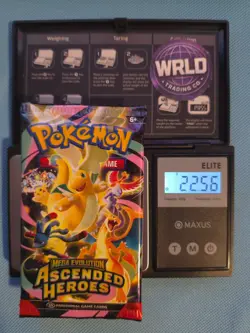 HEAVY!! 🔥 22.56g Pokemon TCG Ascended Heroes Booster (Sealed)✅ GOD PACKUUU - Image 1