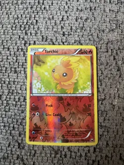 2012 Pokemon Dark Explorers 15/108 Torchic Reverse Holo LP Rare Card collection - Image 1