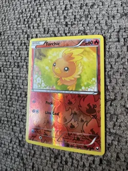 2012 Pokemon Dark Explorers 15/108 Torchic Reverse Holo LP Rare Card collection - Image 2