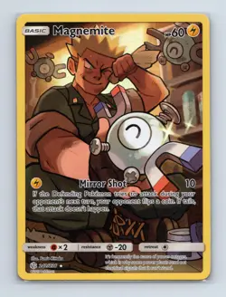 Magnemite 242/236 Secret Rare Cosmic Eclipse Pokemon Holo Near Mint - Image 1