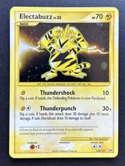 Pokemon Electabuzz 128/127 Holo Secret Rare Platinum - Image 1