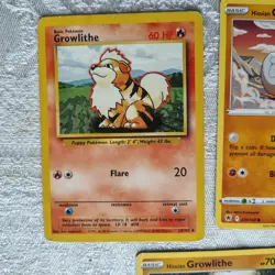 Pokemon - Growlithe & Arcanine Lot of 12 - Image 2