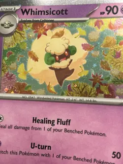 Whimsicott 019 - Pokemon Mega Evolution Black Star Promo Card - NM - Image 2