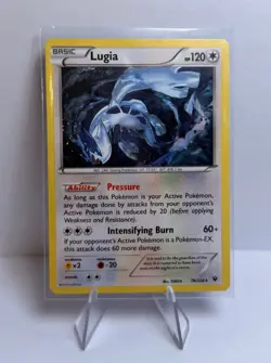 Pokemon Lugia Fates Collide 78/124 Cracked Ice Holo Card - Image 1