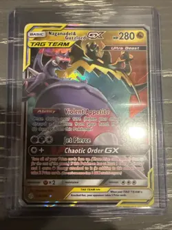 Pokemon TCG Naganadel & Guzlord GX Tag Team 158/236 SM Cosmic Eclipse - Image 1