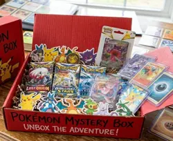 Pokemon TCG Mystery Box w/ Sealed Packs Trading Card Collectible Gift Pro - Image 1
