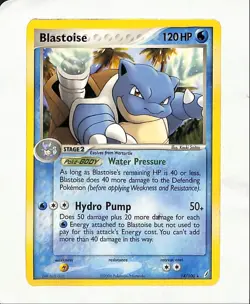 Blastoise 14/100 EX Crystal Guardians Regular Rare Pokemon - Image 1