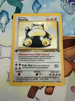 Pokemon Jungle 1st Edition Holo Trio. Snorlax, Mr. Mime And Clefable - Image 2