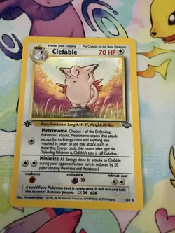 Pokemon Jungle 1st Edition Holo Trio. Snorlax, Mr. Mime And Clefable - Image 4