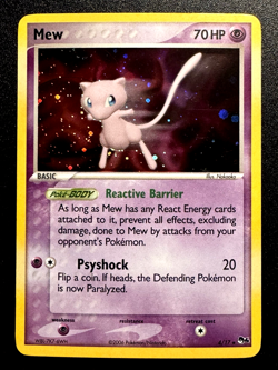 Mew 4/17 POP Series 4 Promo Pokemon Card Holo Foil Rare MP - Image 1