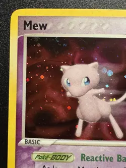 Mew 4/17 POP Series 4 Promo Pokemon Card Holo Foil Rare MP - Image 3