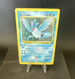 Pokemon Articuno 2/62 Fossil Holo Rare Basic 70 HP Unlimited English Card - Image 1