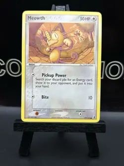 MEOWTH 77/113 EX Delta Species Pokemon TCG Regular Common 2005 NM - Image 2