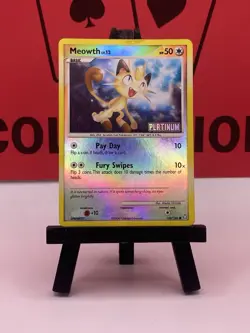 Meowth 106/146 Burger King Promos Holo Stamped Platinum Pokemon TCG 2008 MP - Image 2