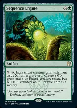Sequence Engine - Light Play MTG Commander 2021 Strixhaven - Image 1