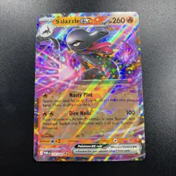Pokemon card TCG Salazzle Ex 016/088 Double Rare Perfect Order playable - Image 1