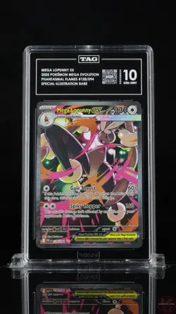MEGA LOPUNNY EX 128/094 SPECIAL ILLUSTRATION RARE POKEMON TAG 10 GEM MINT - Image 1