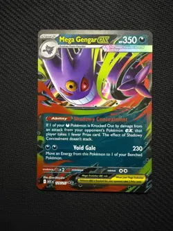 Mega Gengar ex 125/217 Double Rare ME: Ascended Heroes Pokemon Near Mint - Image 1