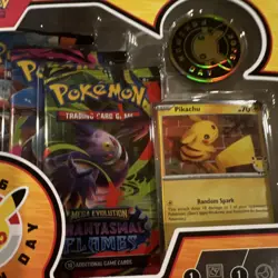 Pokemon TCG Pokemon Day 2026 Sealed Box w/ Pikachu Promo & 3 Booster Packs - Image 4