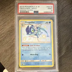 The Pokemon Company Frogadier SV12/SV94 Shiny Holo Rare Hidden Fates 80 HP - Image 1