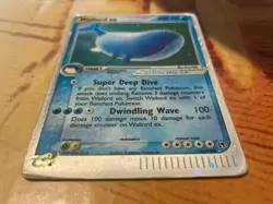 Pokemon Wailord EX 100/100 Sandstorm Card - HP/Damaged - Holofoil HP/DMG - Image 2