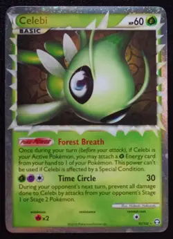 Lightly Played Celebi Prime - 92/102 - Super Rare Holo Pokemon Triumphant - Image 1