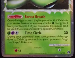 Lightly Played Celebi Prime - 92/102 - Super Rare Holo Pokemon Triumphant - Image 3