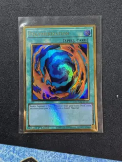 Yugioh Polymerization MAGO-EN044 Gold Rare 1st Ed NM - Image 1