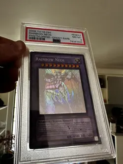 Rainbow Neos Ghost Rare PTDN-EN044 Phantom Darkness 2008 PSA 8 Unlimited - Image 1