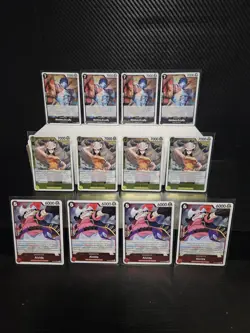 ONE PIECE OP15 EB04 RARE COMPLETE MASTER SET x4 (26 Characters) * 104 CARDS * - Image 3