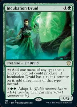 Incubation Druid - Light Play MTG Commander 2021 Strixhaven - Image 1