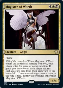 Magister of Worth - Light Play MTG Commander 2021 Strixhaven - Image 1