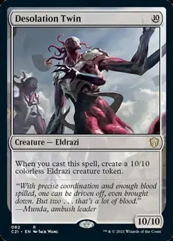 Desolation Twin - Light Play MTG Commander 2021 Strixhaven - Image 1