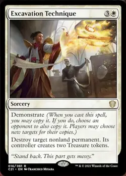 Excavation Technique - Light Play MTG Commander 2021 Strixhaven - Image 1