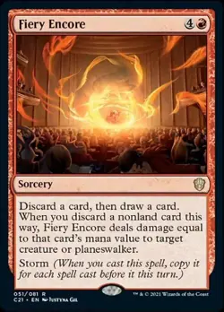 Fiery Encore - Light Play MTG Commander 2021 Strixhaven - Image 1