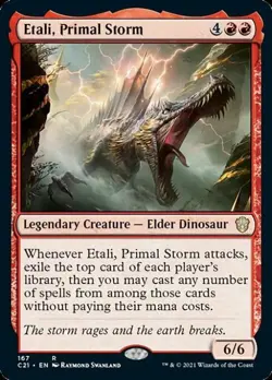 Etali, Primal Storm - Light Play MTG Commander 2021 Strixhaven - Image 1