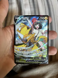 Zeraora V TG16/TG30 : Sword & Shield Silver Tempest Trainer Gallery Pokemon TCG - Image 1