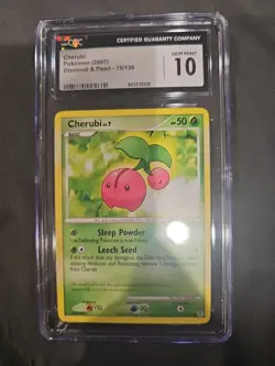 Cherubi 75/130 Diamond & Pearl 2007 Pokemon TCG Non -Holo - Image 1